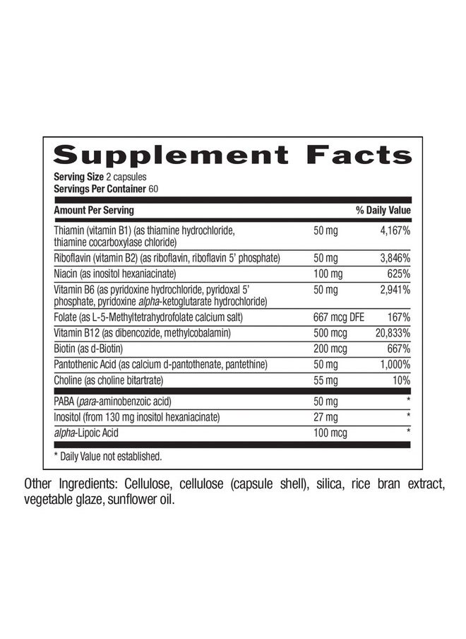Country Life Coenzyme B Complex 120Count  - Image 3
