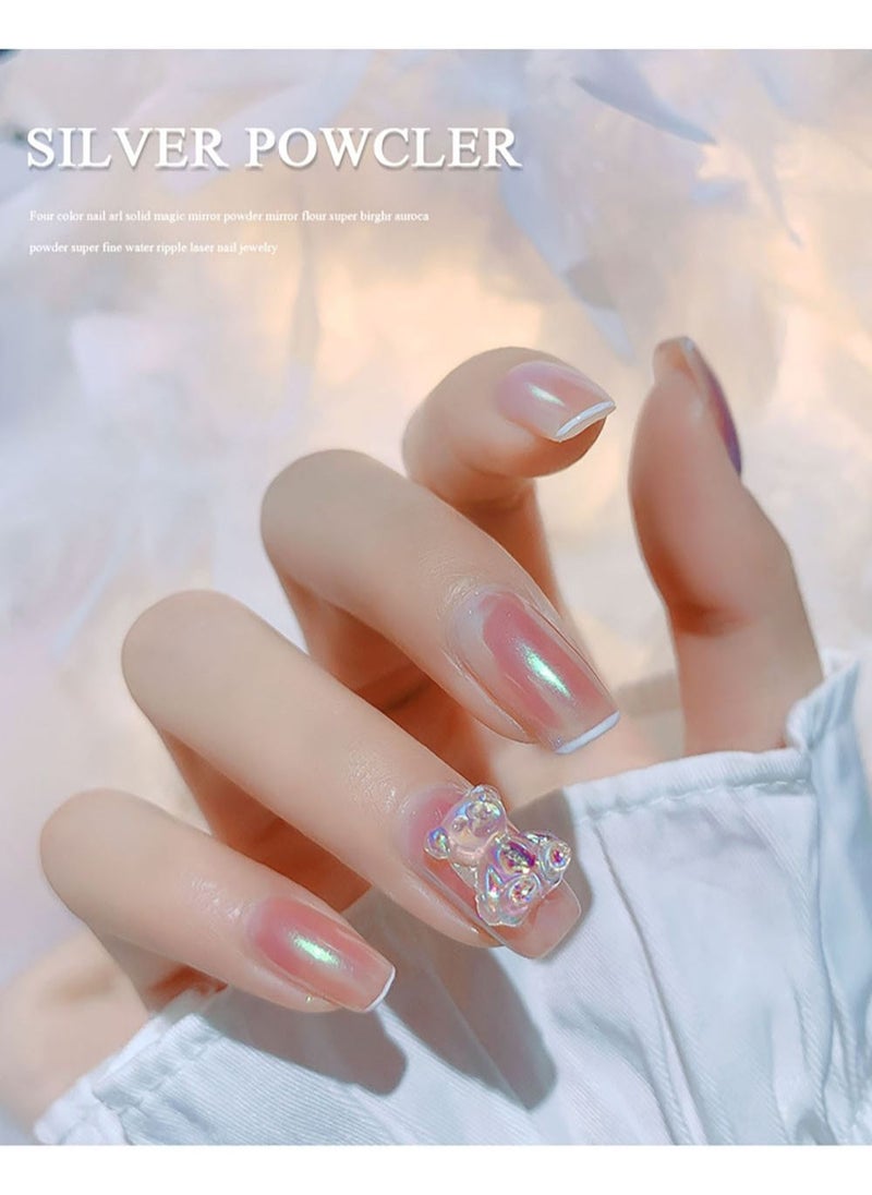 Miss Gooey Four-Color Solid Aurora Powder-Nail Powder  - Image 5