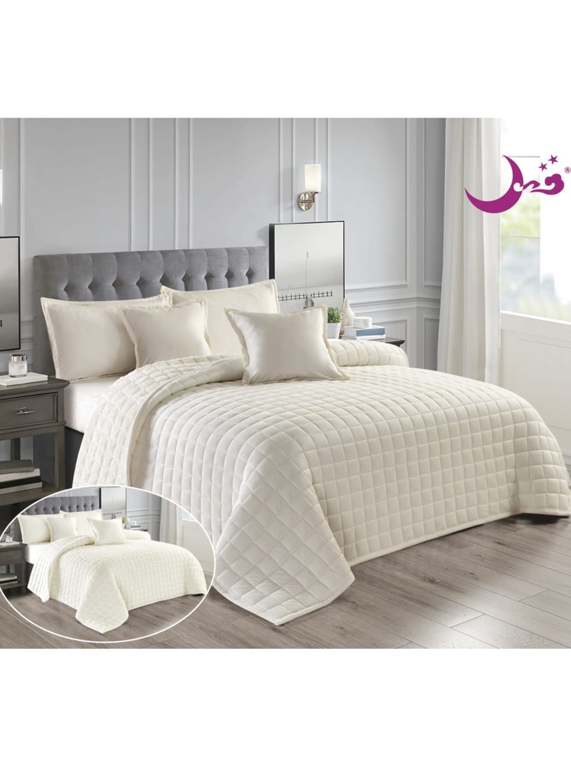 مفرش مضغوط مخمل مشجر شتوي مزدوج