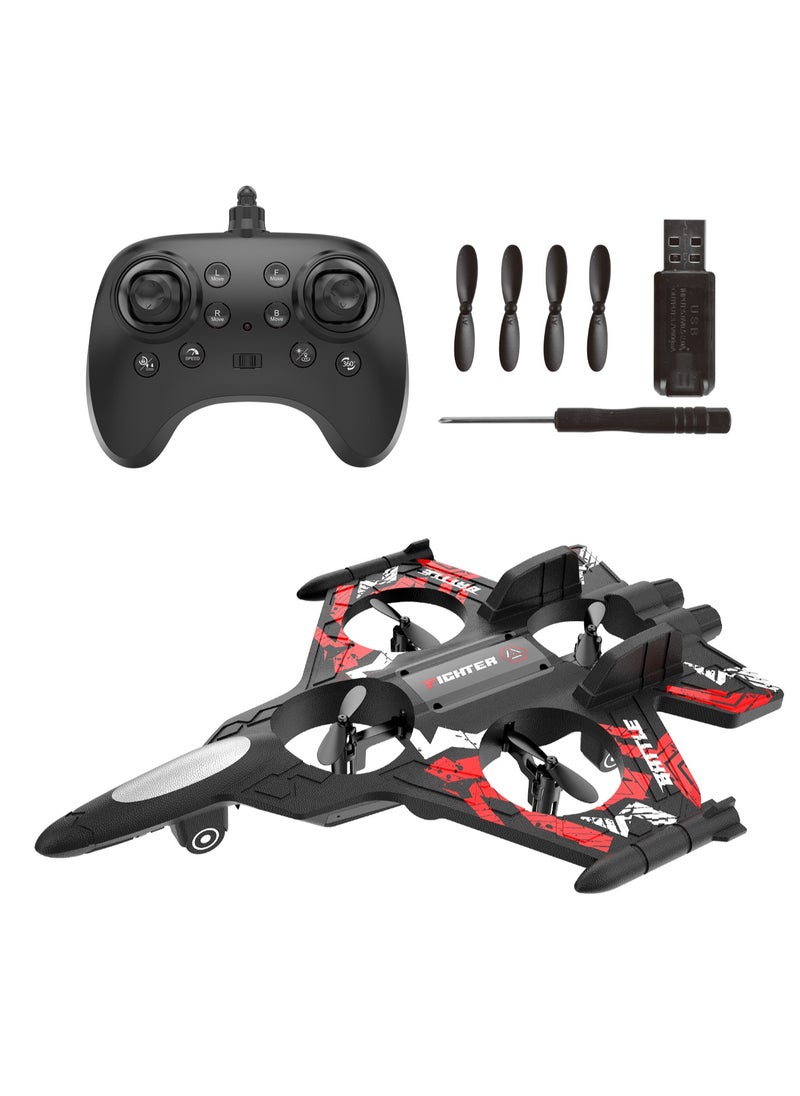 Power Joy Power Joy Remote Control Aero Fighter Drone 4Channel 2.4G, Assorted 1 Piece (Color May Vary) | Lag Free Performance Over a Range upto 25meters | Supports 360-degrees Rotations | Stunning Acrobatic Stunts & Tricks | Gift for Kids  - Image 3