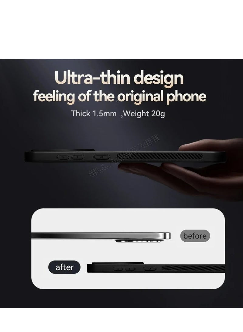 ELLAGECASE حافظة درجة الأعمال لهاتف سامسونج جالاكسي S23 ألترا، رقيقة جداً، مع لوحة مغناطيسية مدمجة، شحن لاسلكي، مقاومة للصدمات، حماية كاملة لعدسة الكاميرا - Image 5