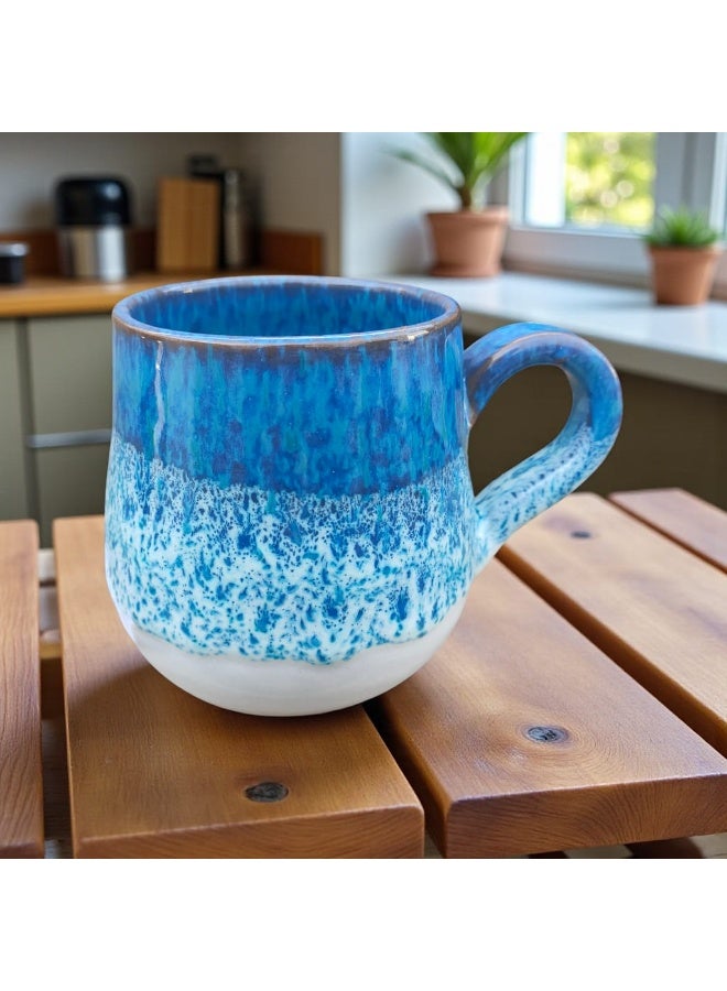 كلور زون بوتري كوب 200 ملي بشكل مميز ، آمن للاستخدام في الميكروويف، مصنوع يدويًا من الفخار - Image 1