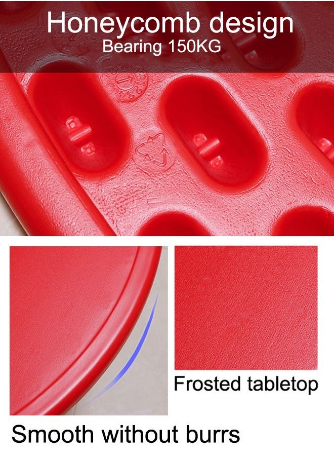 JSAITOYS 5 Pieces Indoor Plastic Tables And Chair Set For Kindergarten  - Image 5