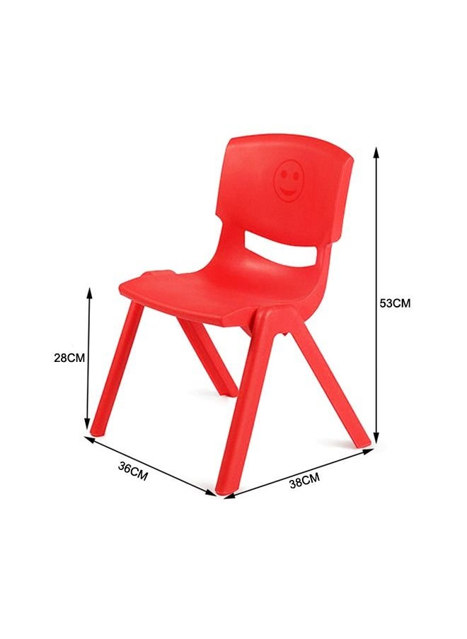 JSAITOYS 5 Pieces Indoor Plastic Tables And Chair Set For Kindergarten  - Image 3