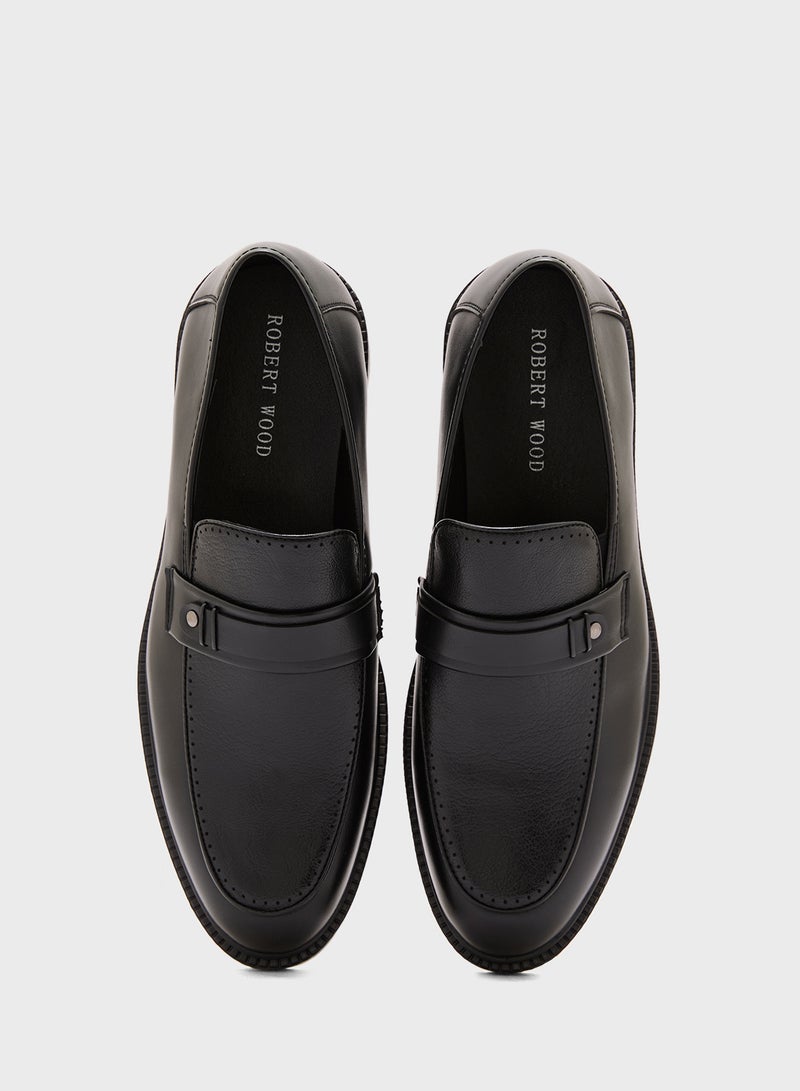 روبرت وود أحذية رسمية سهلة الارتداء بنعل سميك - Image 4