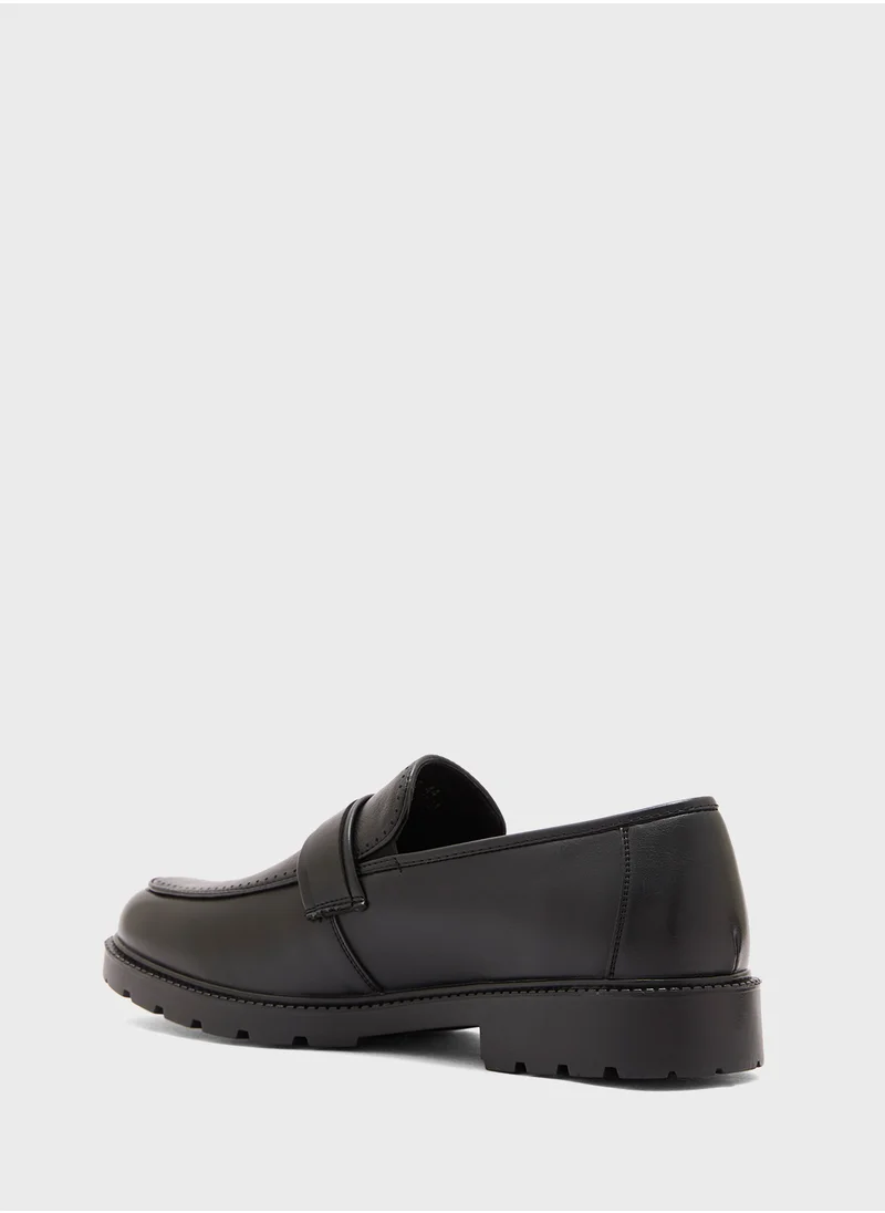 Robert Wood Chunky Sole Formal Slip Ons