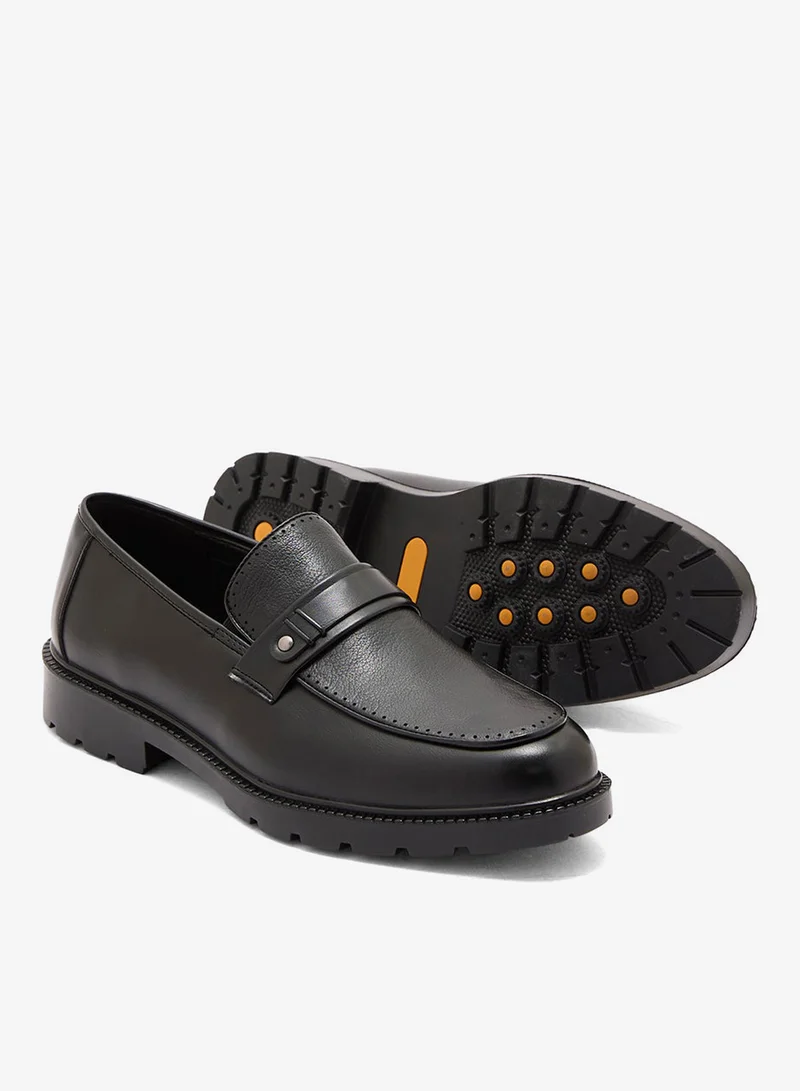 Robert Wood  Metal Trim Penny Loafers for Men | Best Price UAE