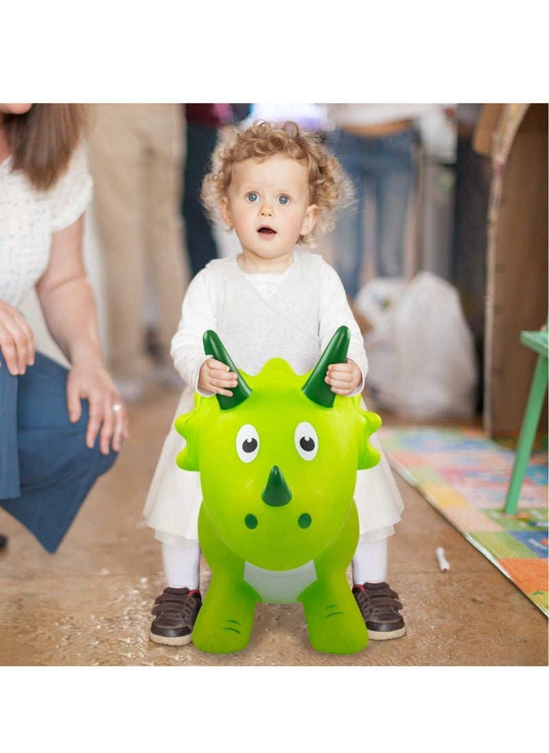 Y&D - Bouncy Horse for Toddler, Animal Hopper, Bouncing Dinosaur, Inflatable Toy,Inflatable Jumping Horse, Ride on Hopping Toy Kids with Pump - Image 1
