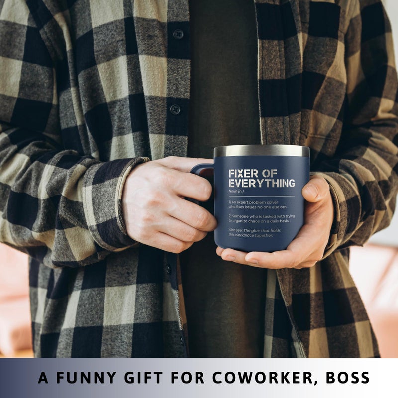 KATLADIZ Thank You Gifts for Men, Boss, Coworker, Manager, Office, Mentor - Coworker Gifts, Boss Gift for Men - Birthday, Fathers Day Gift for Mens - 14 Oz Stainless Steel Coffee Mug - Image 3