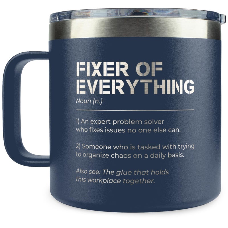 KATLADIZ Thank You Gifts for Men, Boss, Coworker, Manager, Office, Mentor - Coworker Gifts, Boss Gift for Men - Birthday, Fathers Day Gift for Mens - 14 Oz Stainless Steel Coffee Mug - Image 1