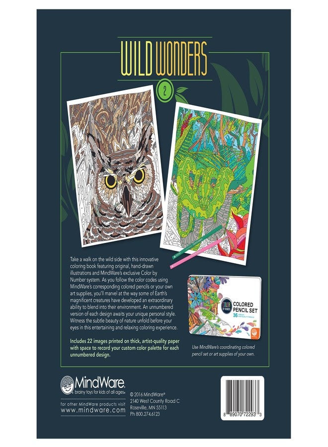 Mindware Color by Number Wild Wonders (Book 2) - Image 3