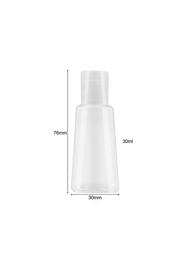 INNOLIFE Flip Cap Squeeze Bottles Plastic Refillable Empty Travel Bpa Free Container For Skin Cleanser(6Pack 30Ml) - Image 2