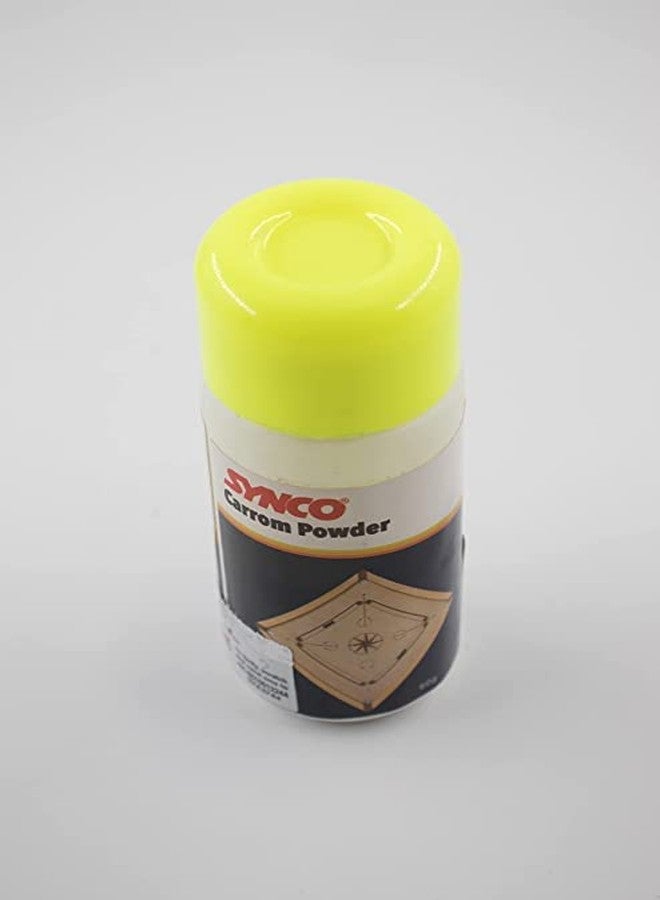 Synco Carrom Board Powder (Potato Starch Powder, Set of 2, 60grams Each) - Image 3