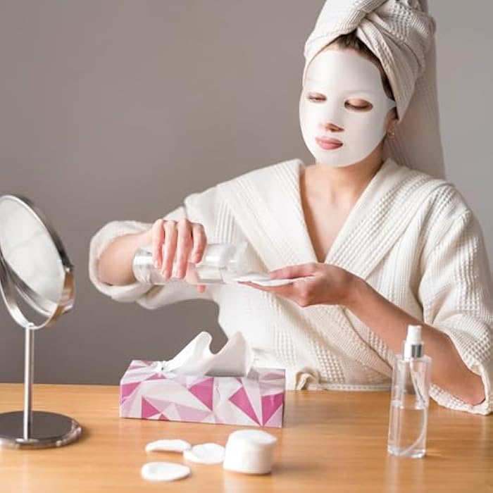 BOHUIZ 4 Pack Silicone Face Mask Cover, Reusable Anti-Wrinkle Face Mask Holder for Sheet Masks Moisturizing Facial Mask Cover Prevent Evaporation Beauty Face Tool Skincare Beauty Spa - Image 4