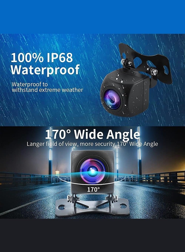 MR.SMART Mr Smart 720P AHD Car Backup Camera, IP68 Waterproof, 170° Wide Angle, Crystal-Clear Night Vision - Image 3