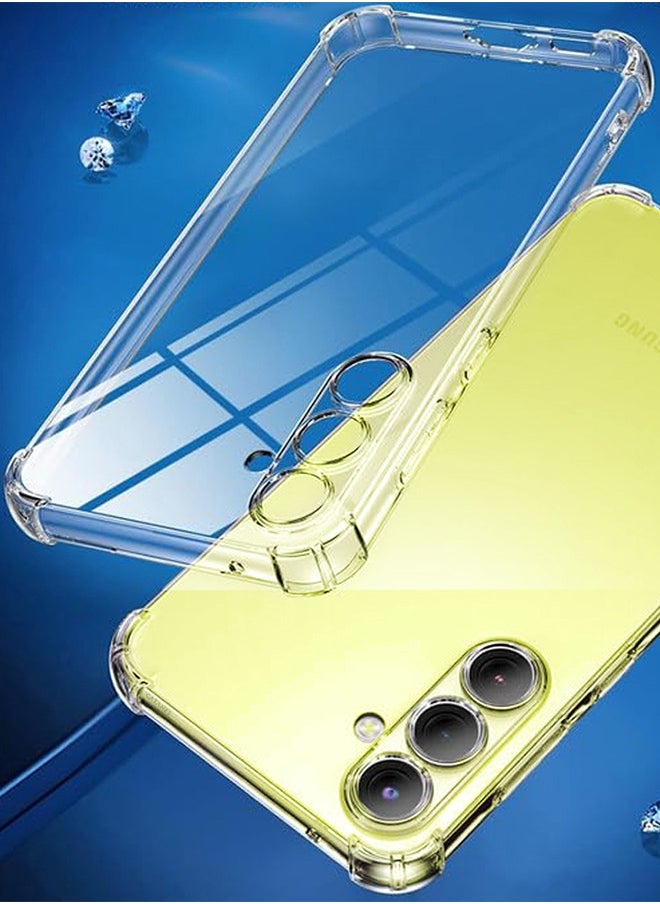 CATANES (for Samsung Galaxy A55 5G) 3 Pack Clear Case and 2 Screen Protectors Ultra Slim Thin Flexible Scratch Resistant Transparent TPU Shockproof Case  - Image 2
