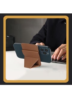 Polhammobile Polham Magsafe Wallet Case Card Holder with Stand for Iphone 12,13,14 Series, Ultra Thin Leather Magsafe  - Image 2