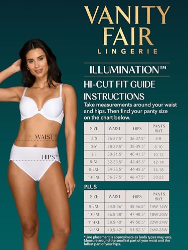 Vanity Fair Women's Illumination Hi Cut Panty 13108, Toffee Leopard Print, Large/7 - Image 5