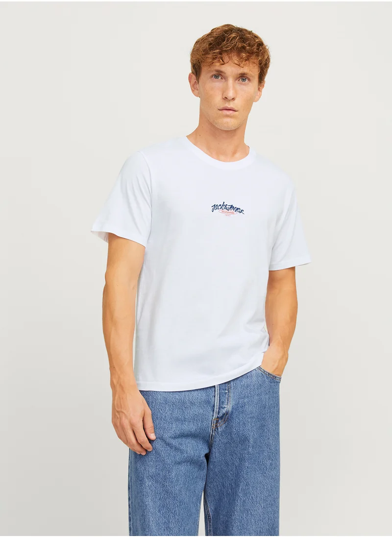 JACK & JONES Graphic Crew Neck T-Shirt