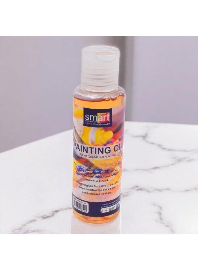 Smart World of Art Oil for Painting, 125ml - Orange - Image 4