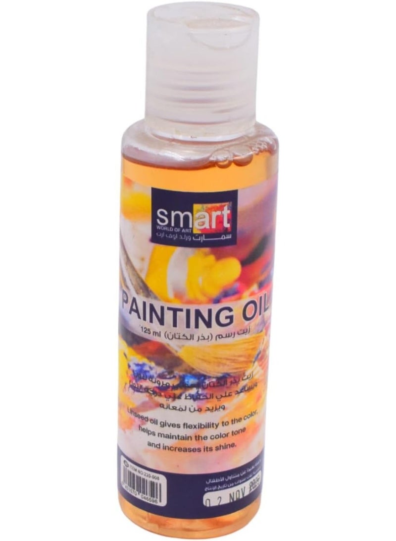 Smart World of Art Oil for Painting, 125ml - Orange - Image 3