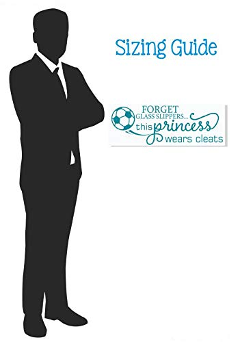 Wall Decor Plus More Soccer Wall Decals for Girls This Princess Wears Cleats Art Decor Quote 23x8-Inch Teal - Image 5