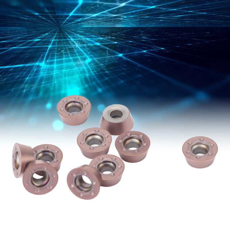 10Pcs Round Turning Inserts Indexable Coated Carbide Inserts CNC Cutting Milling Tools - Image 3