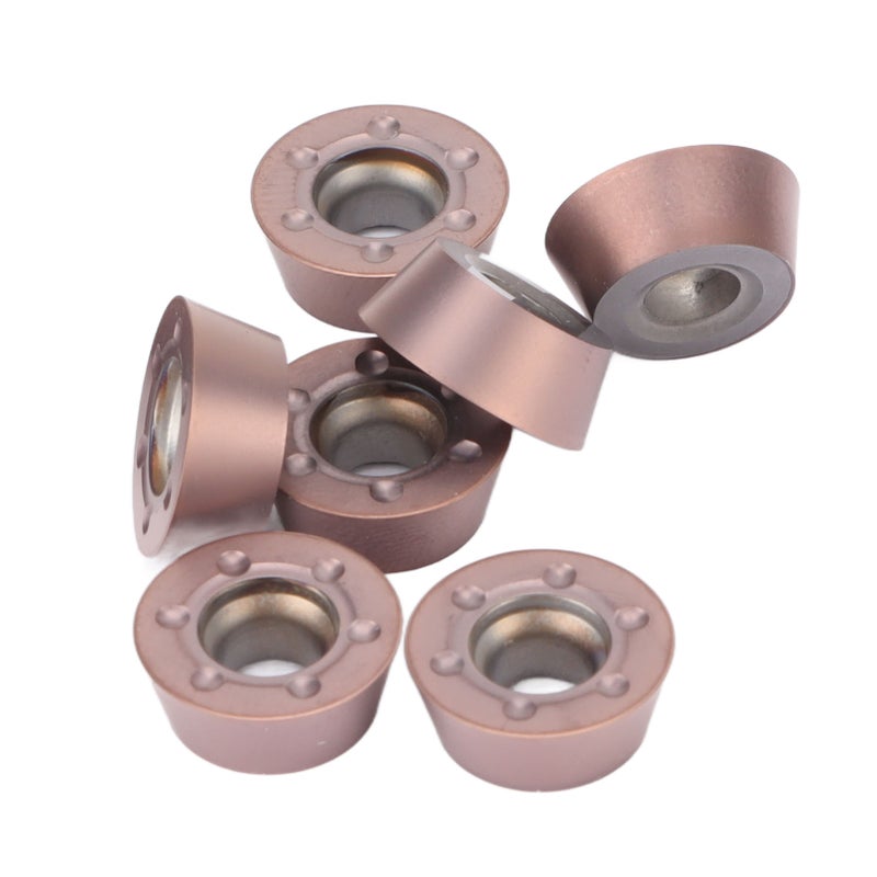 10Pcs Round Turning Inserts Indexable Coated Carbide Inserts CNC Cutting Milling Tools - Image 2