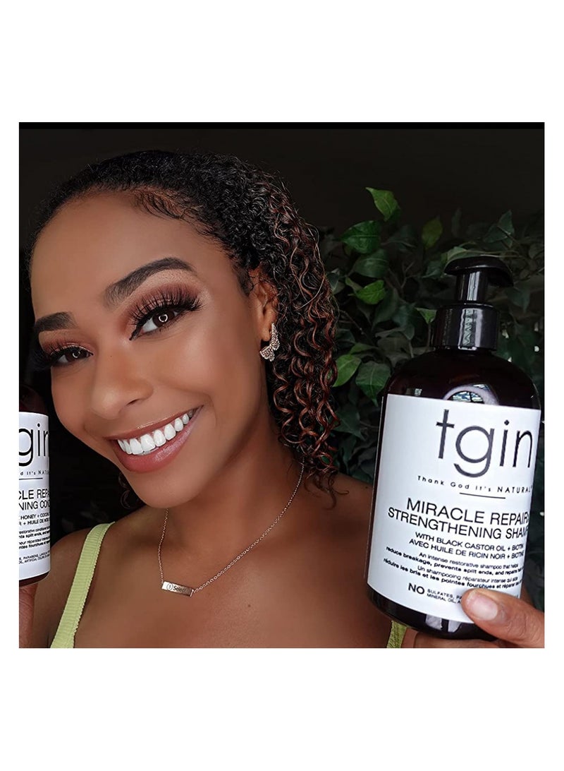 Tgin T-Gen Miracle Strengthening Shampoo (13 fl oz) 384 ml - Image 3