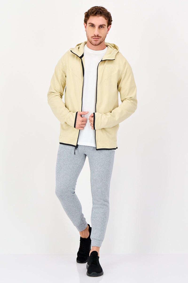 Nike Men Sportswear Fit Long Sleeve Outdoor Jacket, Pastel Yellow - Image 4