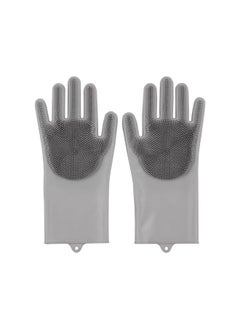 Danube Home Magnus Multi-Purpose Silicone Glove Heat-Resistant Non-Slip Durable And Flexible Perfect For Cooking Grilling Cleaning And Handling Hot Items Ideal For Kitchen Use Grey 29 Cm