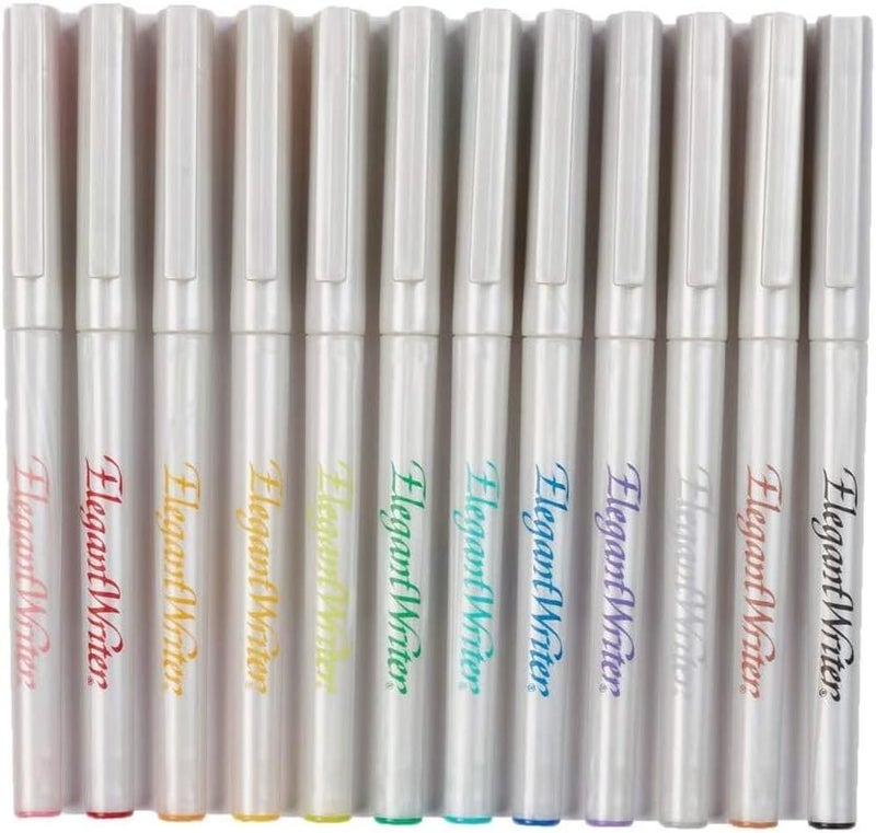 Speedball Art Products Elegant Writer Calligraphy Marker Set (12 Pack), 1.3mm (2821) - Image 1