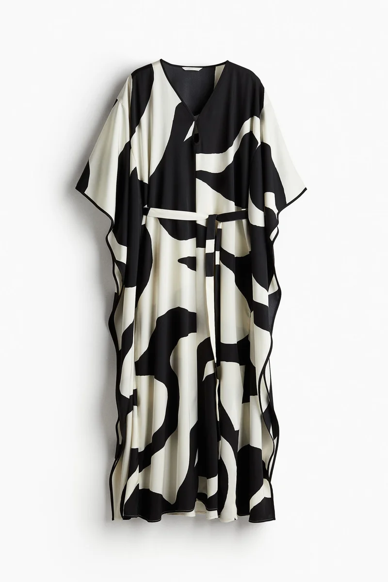 H&M Abstract Print Caftan Dress