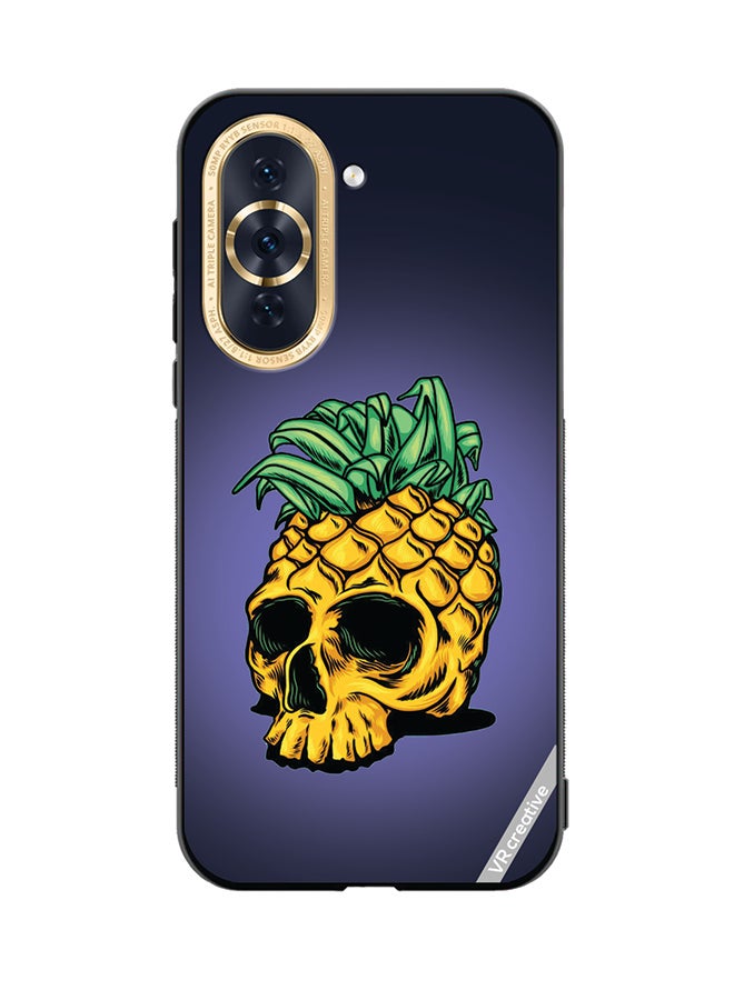 VR CREATIVE Protective Case Cover For Huawei Nova 10 Pineapple Skull Design Multicolour - Image 1