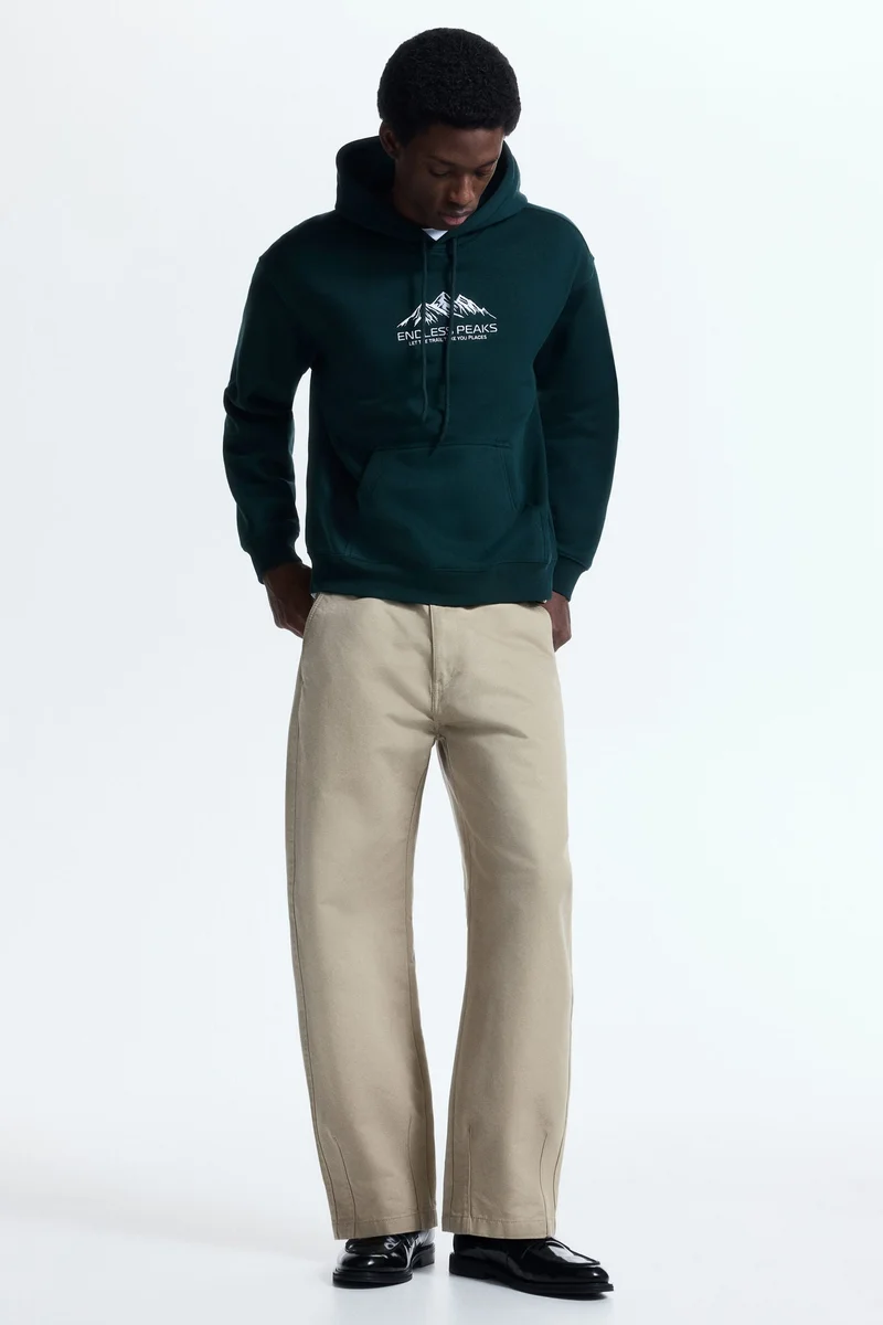 H&M  Relaxed Fit Hoodie for Men | Best Price UAE
