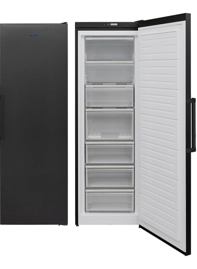 Ocean Upright Freezer Refrigerator, No Frost, 7 Drawers, 307 Liters, Black CVK 397 N FXB A+