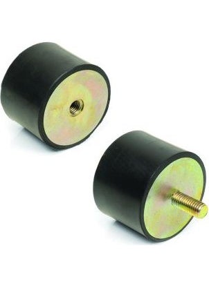 Tcbp 10050 16 Bolted + Bushing Vibration Mount Diameter: 100 Height: 50, Washer, 100X50 M16 Bolted