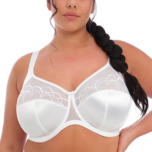 Elomi Women's Plus-Size Cate Underwire Full Cup Banded Bra, White, 36G UK/36I US - Image 1