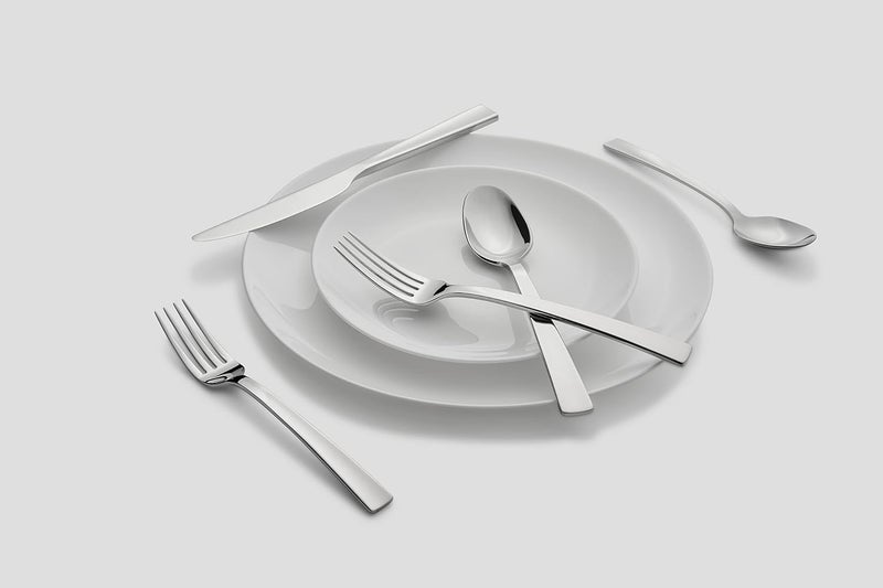 Cambridge Mirror Rhyme Satin Handles 20Piece Flatware Set Service for 4 404220CNB12DS - Image 3