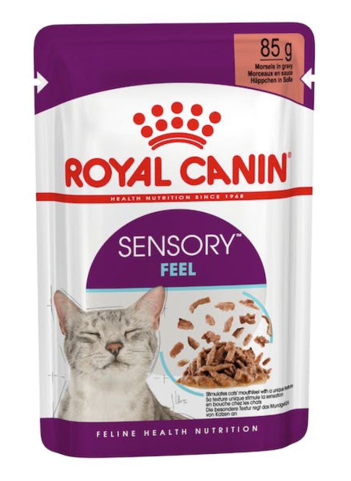 ROYAL CANIN Feline Health Nutrition Sensory Feel Gravy (WET FOOD - POUCHES) 12x85G - Image 1