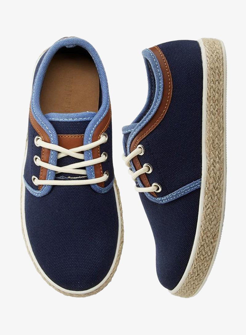 Peppermint Boys Lace-Up Espadrille Sneakers - Image 3