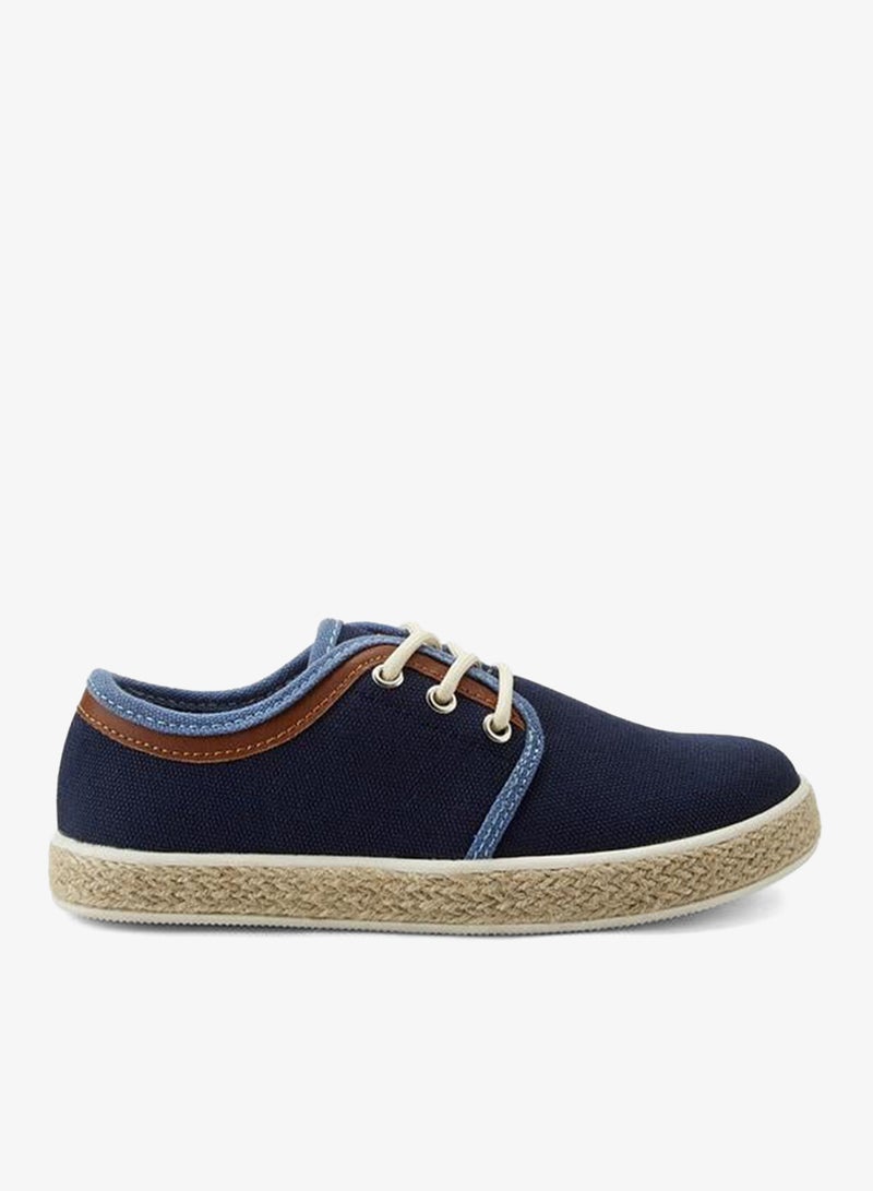 Peppermint Boys Lace-Up Espadrille Sneakers - Image 1