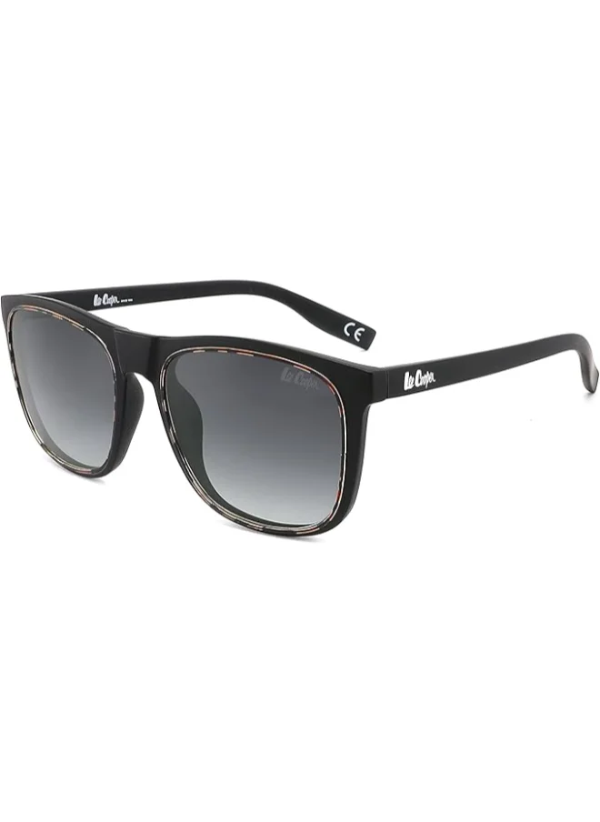 Lee Cooper Polarized Sunglasses Black Frame GR.Grey Mirror Lens 5mm  - LC1006C01