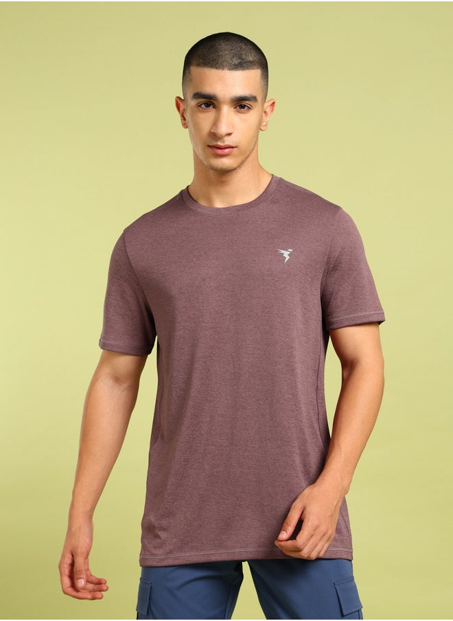 Technosport Melange Short Sleeve Slim Fit T-Shirt  - Image 2