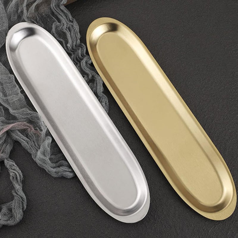 Stainless Steel Meatball Sushi Serving Platter 27cm Multi Function Restaurant Food Plate - Image 5