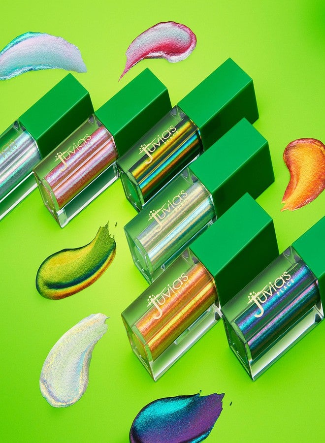 Juvia's Place Liquid Eyeshadow Culture 2 Yanga - Glitter Liquid Eyeshadow, Multichrome, Metallic, Eye Shimmer, and Iridescent, Glitter Makeup, Sparkly - Image 4