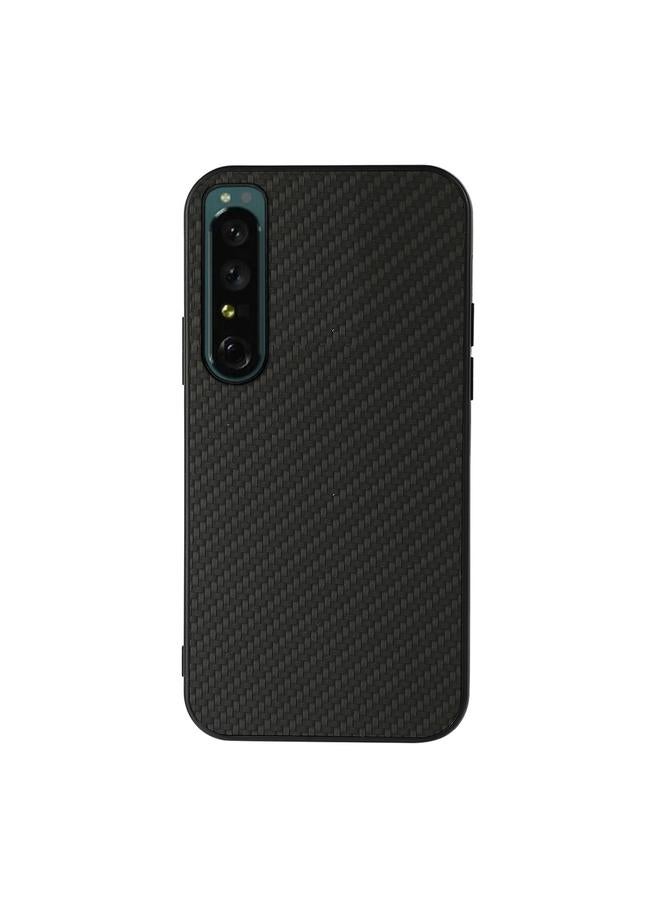 The Bros Case For Sony Xperia 1 IV Accurate Hole Carbon Fiber Texture Shockproof Case
