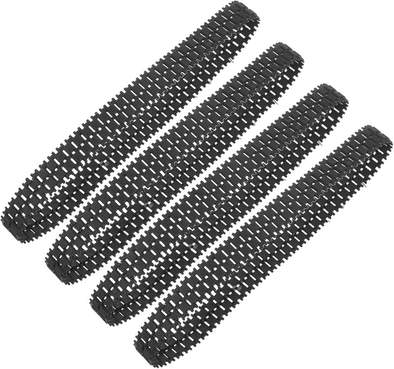 4pcs DIY Rubber Tank Tracks for Remote Control Tank Models Replacement Parts for Toy with Excellent Grip and Smooth Maneuverability Any Terrain - Image 1