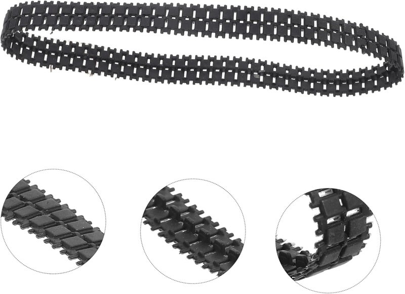 4pcs DIY Rubber Tank Tracks for Remote Control Tank Models Replacement Parts for Toy with Excellent Grip and Smooth Maneuverability Any Terrain - Image 5