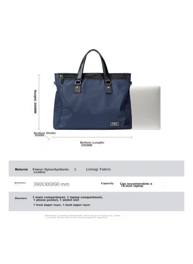 Golf Business Briefcase, Large Capacity Handbag For Men, 15-inch Laptop Bag, Casual Shoulder Crossbody Bag - Image 4